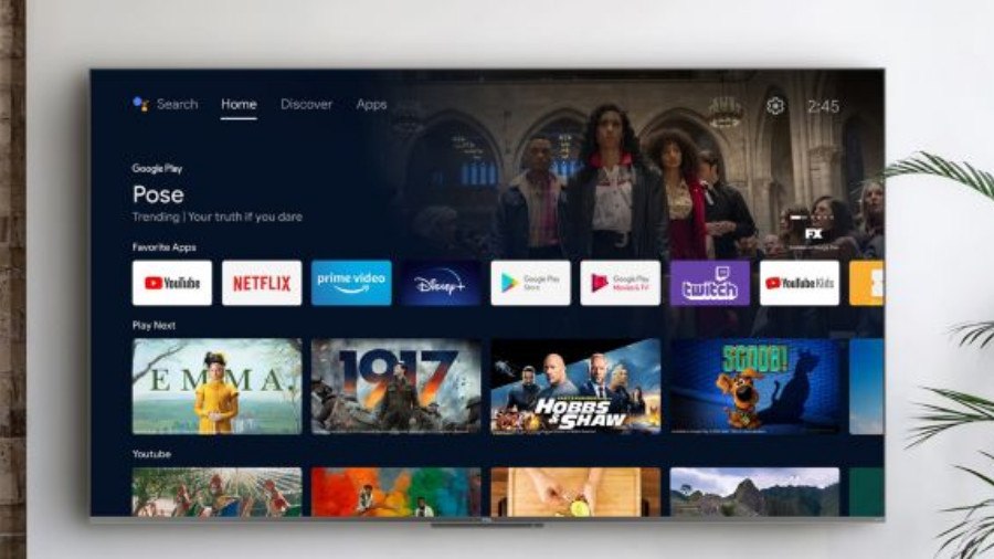 Téléviseur TCL 65C725 QLED ANDROID TV 11