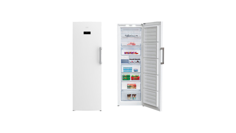 Congélateur armoire RFNE312E33W Beko