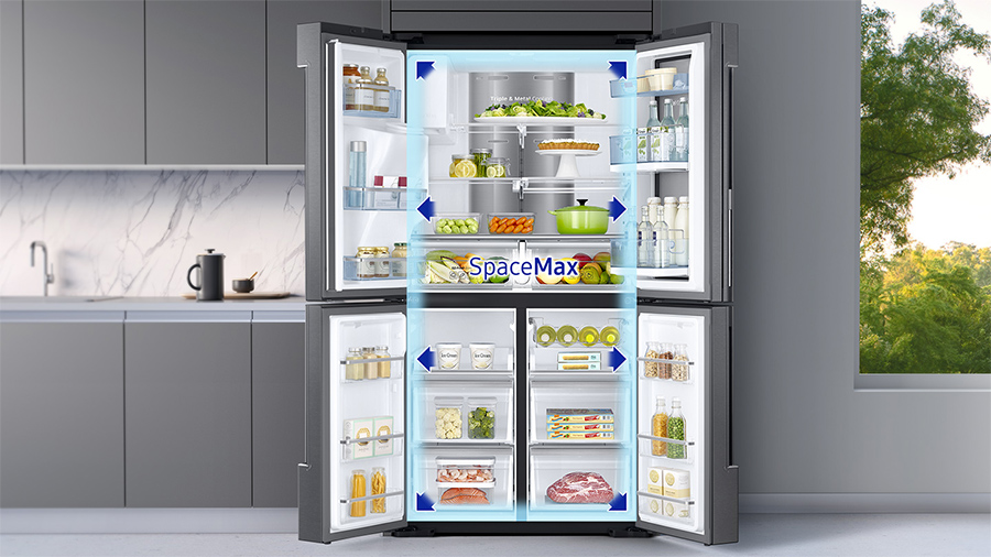 Réfrigérateur RF56M9380SG multi-portes avec Food Show Case TM, 556L Samsung