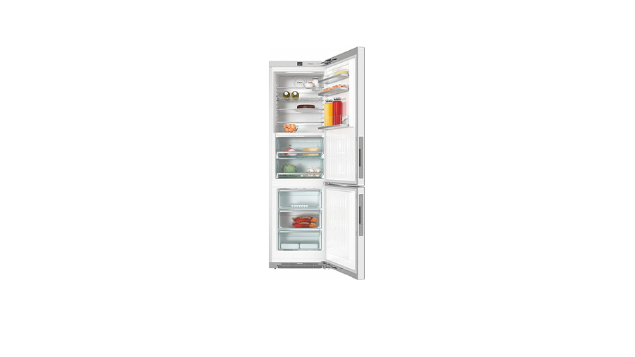 Le réfrigérateur/congélateur posable KFN 29683 D brws de Miele 