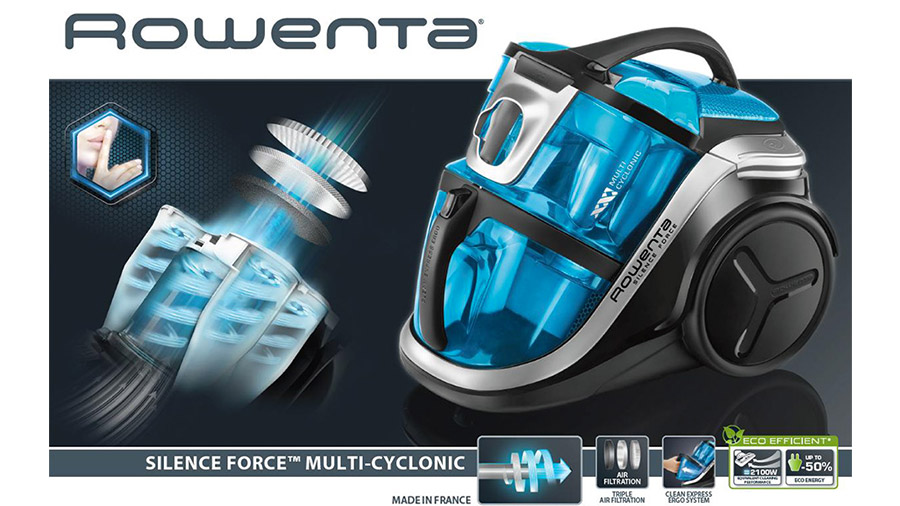 Vhbw Set de 2x filtros compatible con Rowenta Silence Force (Lock