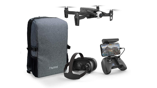 Drone tout en un Parrot Pack Anafi FPV, Simple et confortable