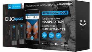 L’appareil d'électrostimulation duo sport Bluetens