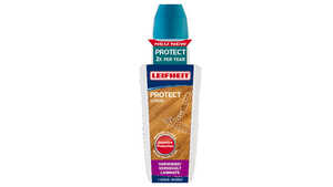 Produit d'entretien pour parquets bois vernis et stratifies PROTECT de Leifheit