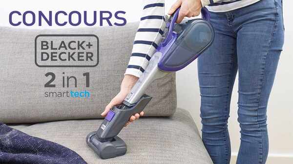 Aspirateur à main Smart Tech DVJ325BFSP BLACK+DECKER