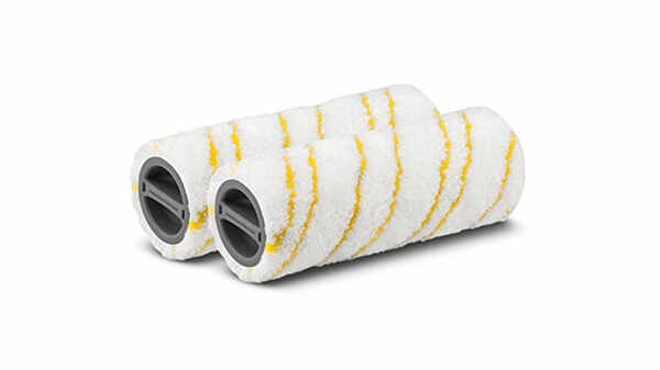 Set jaune de brosses rouleaux pour nettoyeur de sols FC5 Kärcher 20550060