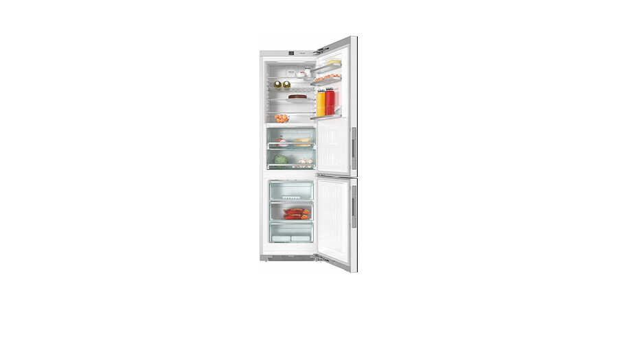 Le réfrigérateur/congélateur posable KFN 29683 D obsw de Miele 