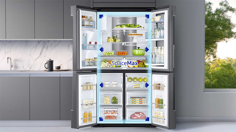 Réfrigérateur RF56M9380SG multi-portes avec Food Show Case TM, 556L Samsung