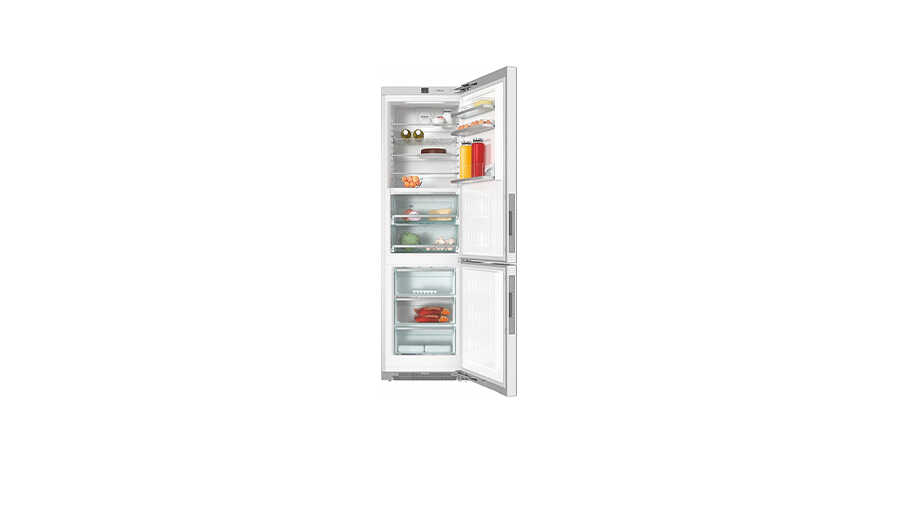 Le réfrigérateur/congélateur posable KFN 29683 D brws de Miele 