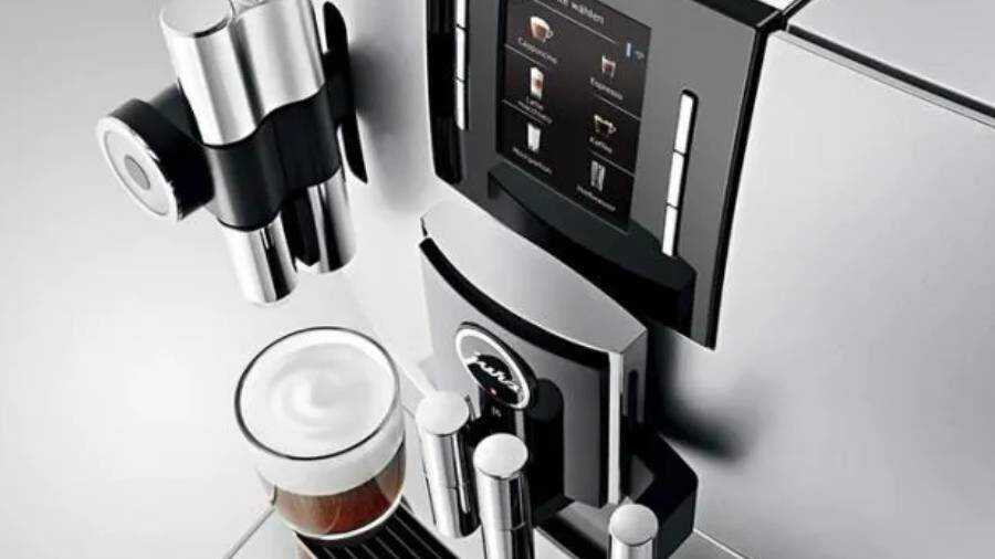 Cafetière expresso avec broyeur Jura J6 argent brillant