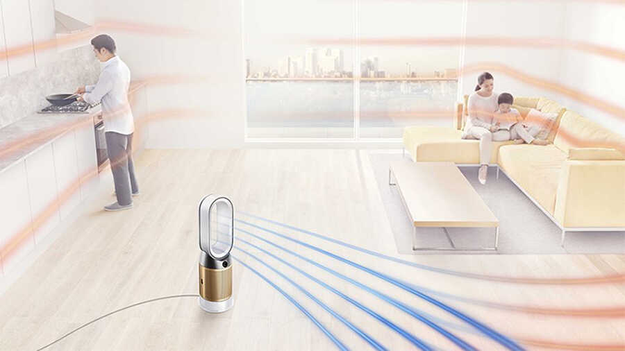 Le purificateur d'air Pure Hot+Cool Cryptomic Dyson