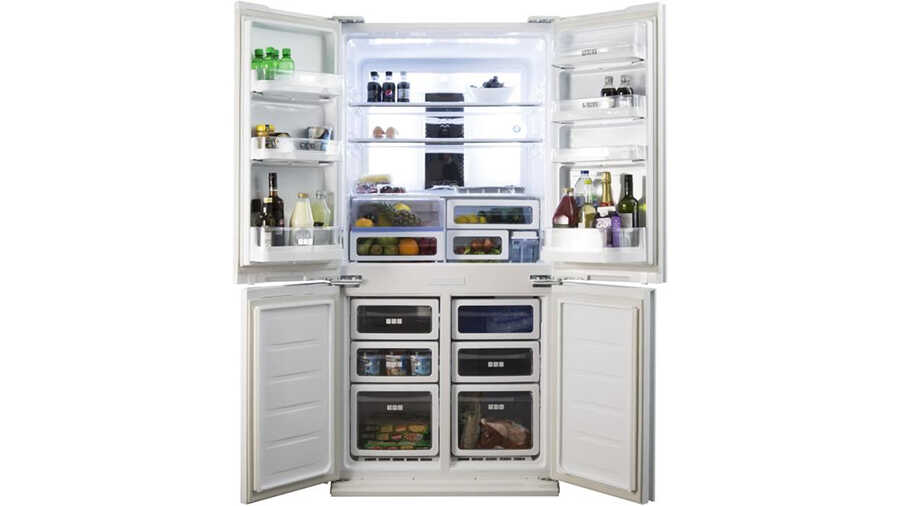 Réfrigérateur multi-portes SHARP SJ – FS810VWH