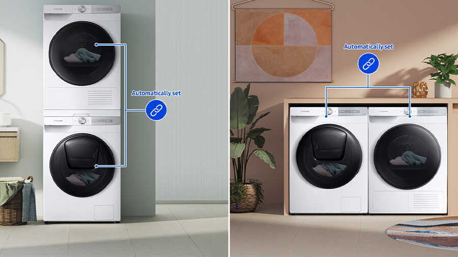 Le lave-linge WW80T854ABT Samsung
