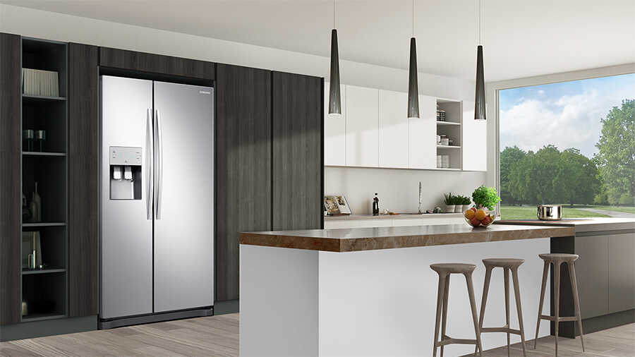 Réfrigérateur Side by Side 501L-RS50N3503BC Samsung
