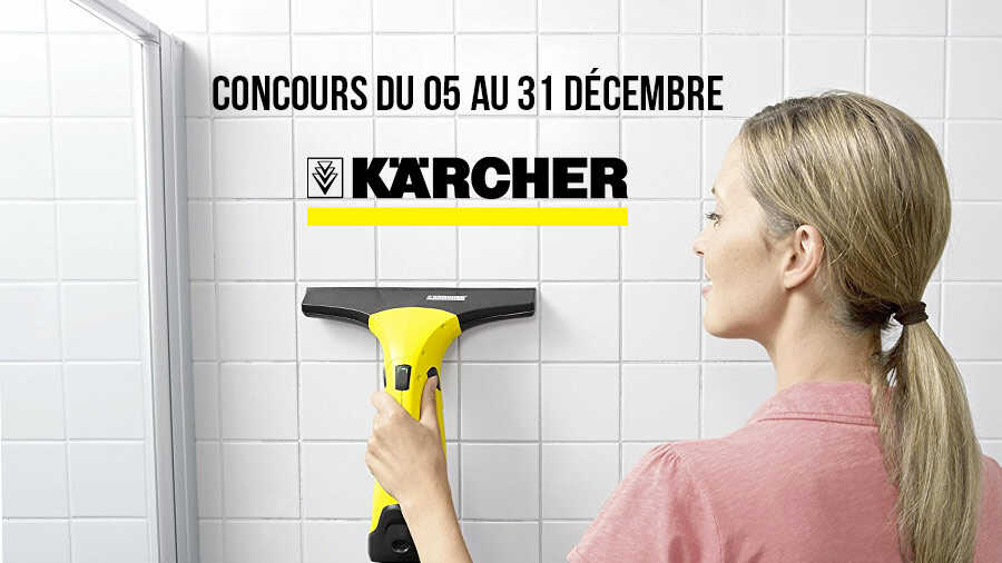 Jeu concours : Nettoyeur de vitres Kärcher WV2 Premium