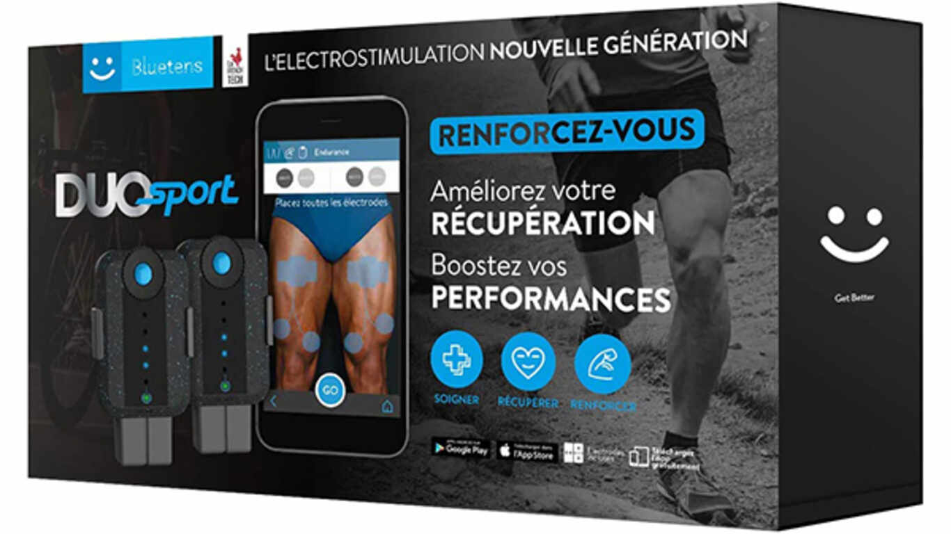 L’appareil d'électrostimulation duo sport Bluetens